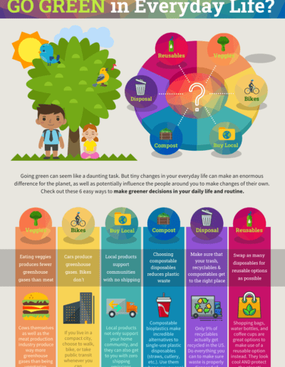 6 Easy Ways to Go Green