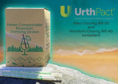 Hawaii Says Goodbye to Conventional Plastic Straws and Aloha to UrthPact’s New Home-Compostable Straws!