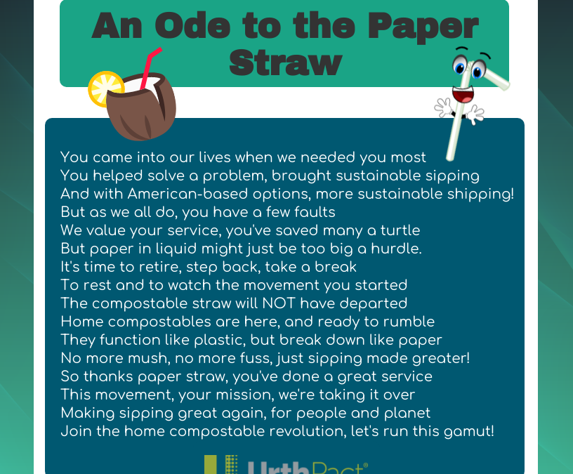 Ode to a Paper Straw