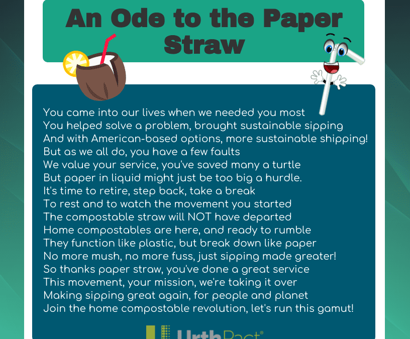 Ode to a Paper Straw