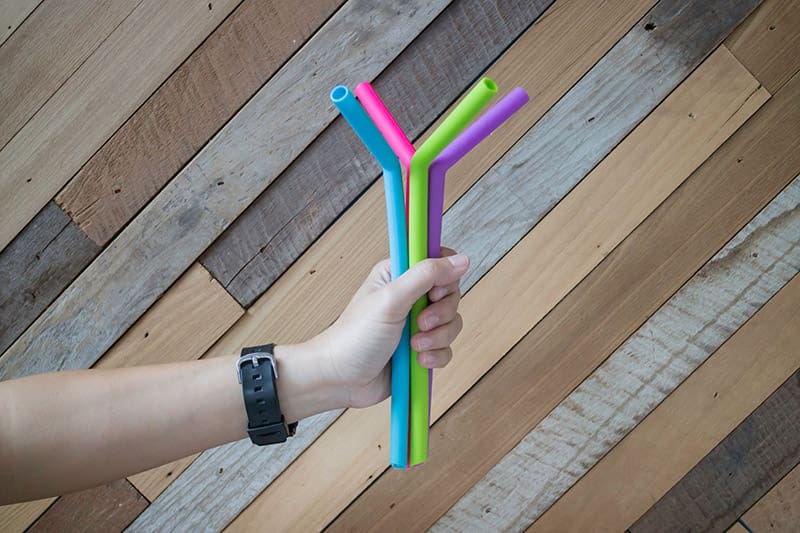 silicone straws